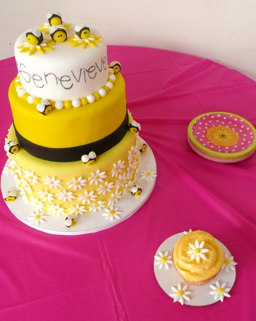Bumble Bees and Daisies